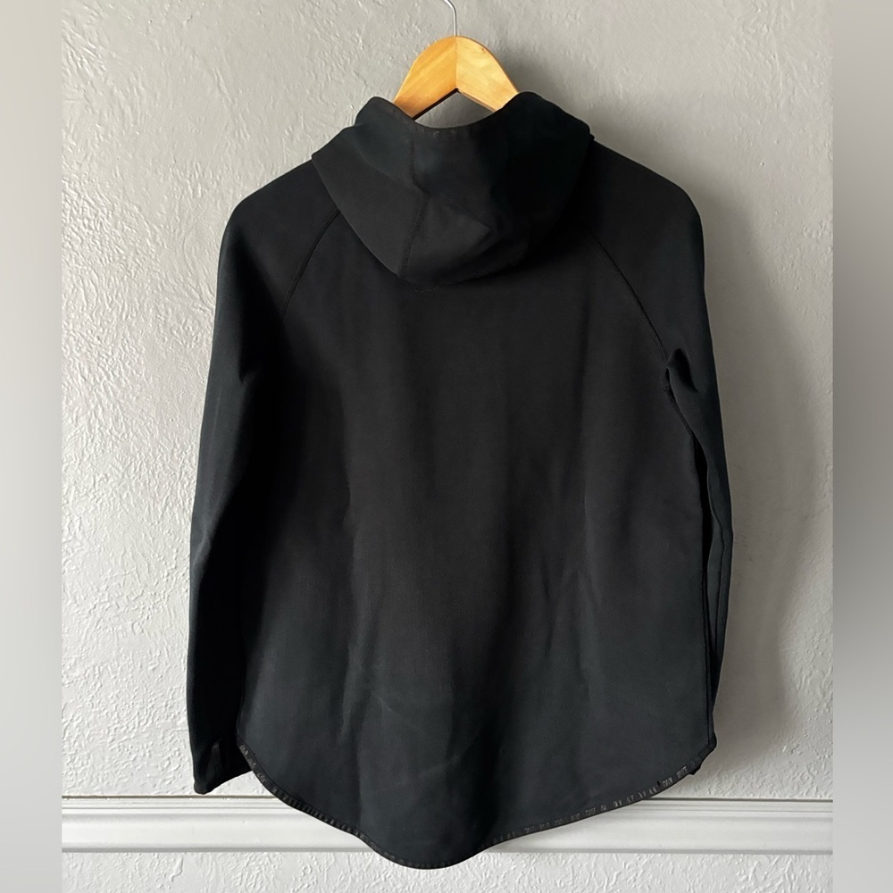 Nike Black Asymmetrical Zip Hooded Jacket | Size S - Picture 5 of 14